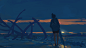 动漫1440x810 XilmO动漫女孩海动漫蓝色背景