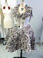 Rebecca Iafrate - newspaper dress - recycled art