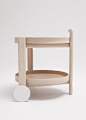 Bar Cart is a minimalist design created by Canada-based designer Thom Fougere Studio.
