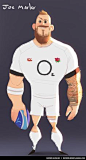 ArtStation - O2 Rugby Team Advertisign, Rayner Alencar