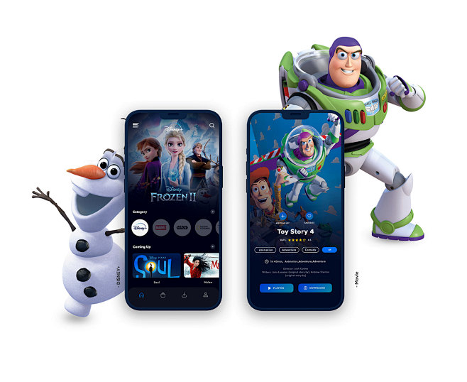 DISNEY+ ｜ UX / UI De...