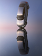 Audi A6 Mirror : Full CGI image of an Audi A6 frozen above a lake. 