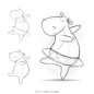#插画狂想#好看简笔画~~  
作者|ins：Michellelisatodd ​​​​ via @小清新水彩插画 ​ ​​​​
