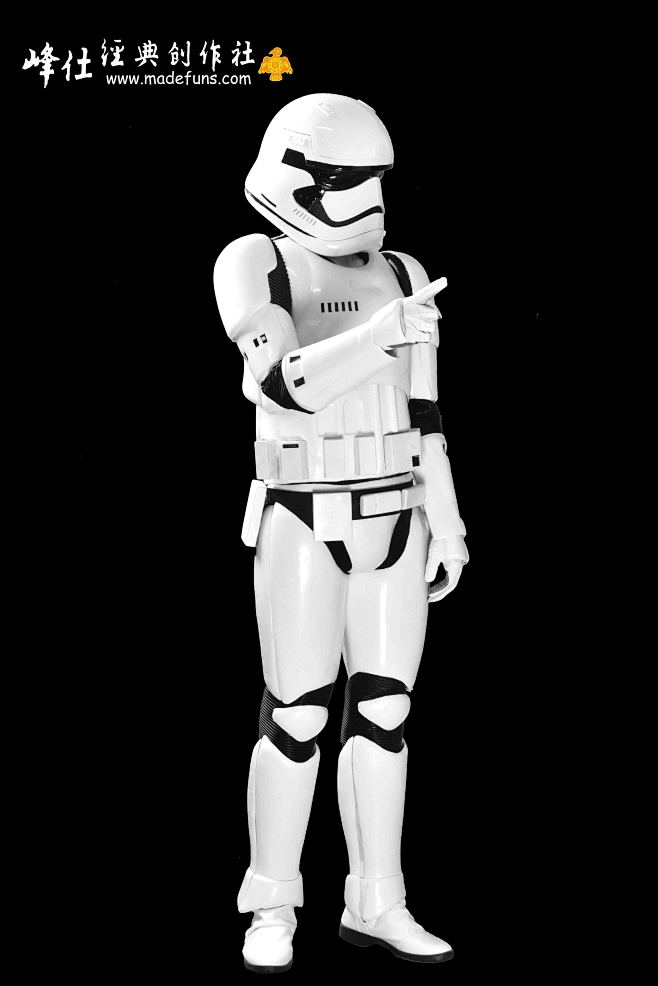 星球大战7原力觉醒新白兵套装星战白兵铠甲starwars白武士风暴兵