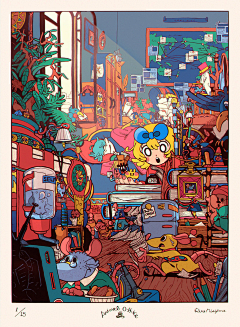 皃羽采集到插画-彩