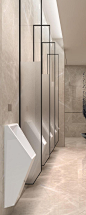 Architectural restroom #design #contemporary
