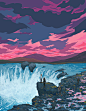 Waterfall Landscape