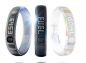 Nike  Fuelband腕带利用加速度测量技术，通过自动感应手腕的动作传导跑步、散步、跳舞或打球等不同的活动信息，并展示在 LED点阵显示屏上。NIKE  FuelBand可测量四种数据：时间、卡路里、步数和NikeFuel。有别于一般的根据性别和体型不同而发生差异的卡路里计算方式，NikeFuel 提供标准化的计量单位，即不论身体构造有何不同，相同的活动总是会获得相同的分数。@北坤人素材