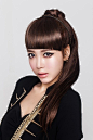 韩国女模特特写素材 眼影 睫毛 浓妆 #素材#@北坤人素材