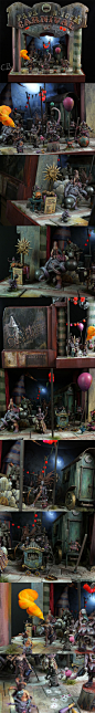 Papa Noigul's Carnival 1 (Golden Demon Germany 2013 Bronze Diorama)
