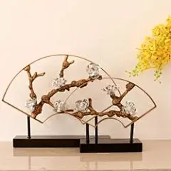 现代新中式简约客厅招财玄关电视柜摆件创意家居饰品家具软装饰品