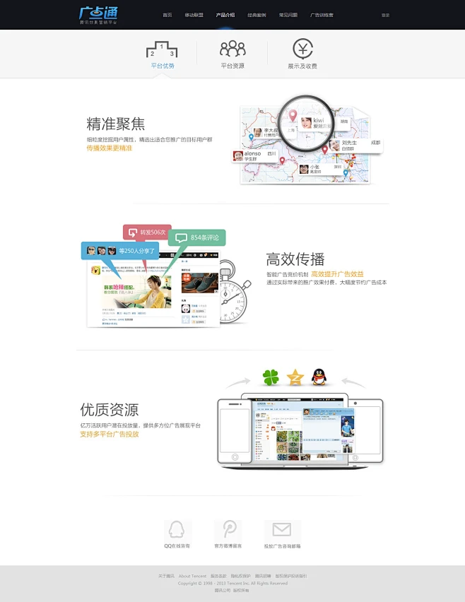 产品介绍 - 广点通