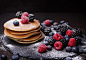 General 2560x1788 pancakes food fruit berries blueberries blackberries Rasperry (Food)