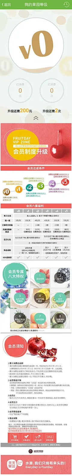 天天果园会员等级