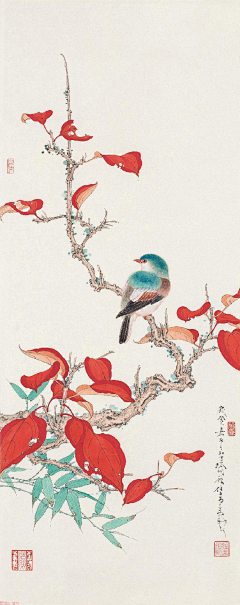 我浪两米八采集到国画 工笔画