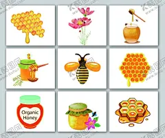 蜂蜜蜂巢PNG图 【酷图网】卡通蜂蜜,卡通蜂巢,蜂蜜,蜜蜂,蜂蜜蜂巢,卡通元素,手绘蜂蜜,手绘蜂巢,蜂蜜罐,采蜜,蜂王浆,蜜蜂素材,矢量