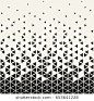 abstract geometric triangle halftone gradient vector pattern