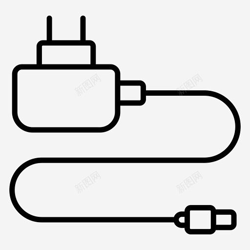 充电器充电器电缆电线电缆 icon 图标...