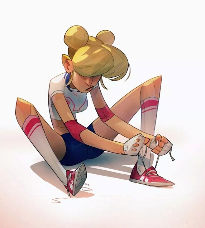 maxgrecke瑞典自由插画师作品偏美式卡通极具张力夸张搞笑的卡通造型