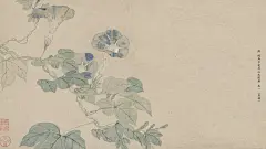 清 恽寿平花卉山水图册 其一 - 故宫博物院 - 故宫壁纸