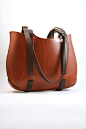 christmas gift. forest tote. leather tote in by underthetreeithaca