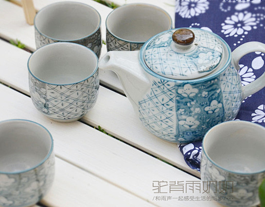 雨奶奶 日韩式出口手绘陶瓷茶具礼盒套装 ...