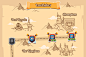 Level Map Game Assets
