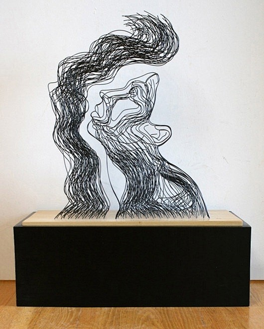 立体铁丝雕塑采集大赛