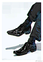 【#绘画参考# 】男士皮鞋参考 ​​​​