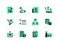 Travel Icon Set trucking custom icons invoice location payment money ux ui icon iconography icon designer icon set icons travel