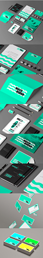 WAVERIDER寄宿公司品牌设计 | Jonathan Quint 设计圈 展示 设计时代网-Powered by thinkdo3 #Logo# #包装#