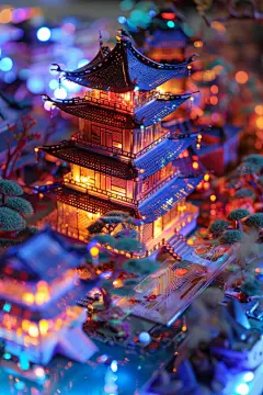 古山水建筑中式地产图