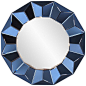 Howard Elliott Kaleidoscope Cobalt Blue Mirror 68068