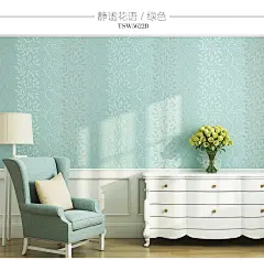 欣旺韩式壁纸 碎花无纺布简约卧室墙纸 温馨卧室客厅书房田园花语-tmall.com天猫