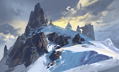 奔～～采集到场景（冰，雪）