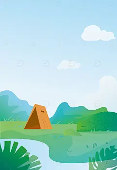 春天踏青立春矢量插画高清模板免费下载-趣麦麦图
