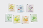 PEACOCK 7 TEA TIME Packaging 花茶 包装 茶叶盒设计 创意 插画 品牌
