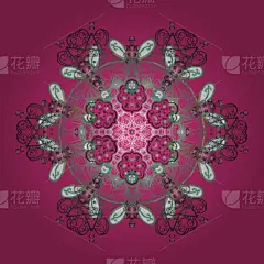 抽象,绘画艺术品,冬天,形状,绿色,纺织品,可爱的,酷,图像,矢量