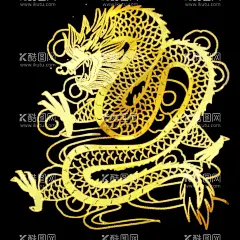 金龙   - 源文件下载【酷图网】金龙,金色龙,龙,浮雕龙,双龙戏珠,龙纹,龙图腾,免扣龙纹,免扣龙,龙素材,龙插画,