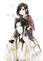 看完文真是满脑子怜怜一手抱“花”，一手执剑哈哈哈哈#天官赐福##花怜##花城##谢怜# ​​​​