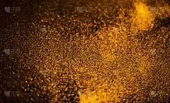 摘要散景闪粉背景。散焦背景。模糊明亮的灯光对黑色