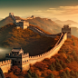 Great Wall of China in Beijing very pretty super detailed 4 k