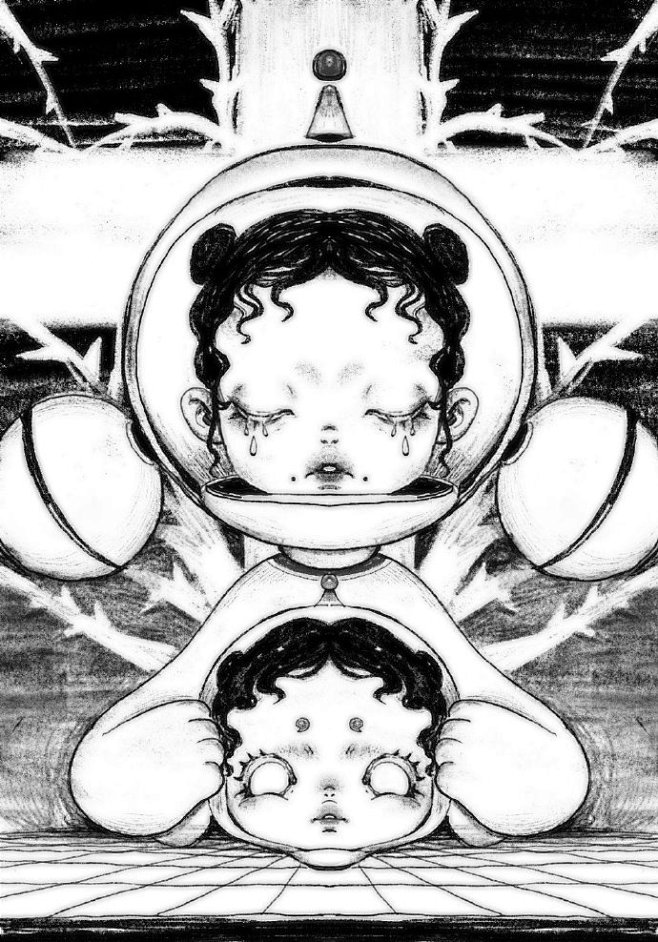 skullpanda# 67676767插画素材流子zzz同采自weibo.