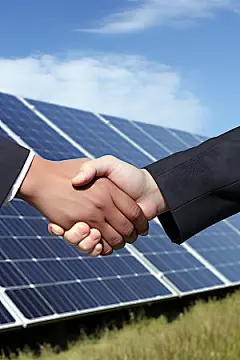 握手合作达成协议办公摄影图