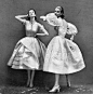 Dovima and Jean Patchett, 1950s