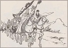 著名连环画家汪玉山《走马荐诸葛》的两个版本
