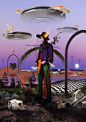 3D abstract artist artwork collage Digital Art  Digital Collage surrealism