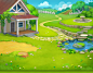 Ranch Adventures : art of  mobile game Ranch Adventures  2016-2019made by Anna Zanozina, Anna Andreeva