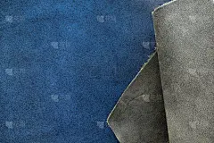 近折叠谷物灰色和海军蓝皮革