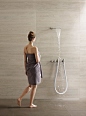 COMBI-32: Water fall shower, kneipp hose and build-in stop valve. Combi-32UP = Single valve 2800V, 200M. Co...